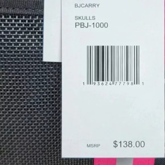 Betsey Johnson Kitsch Pink Checker Pet Carrier Small Dogs Cats Rabbits To 16 lbs - Picture 11 of 11